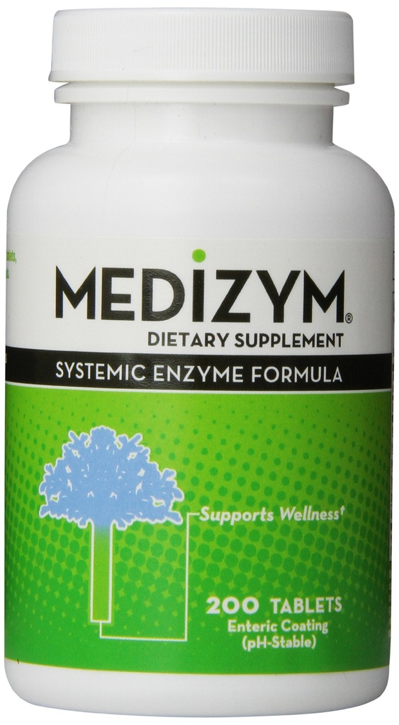 Systemische Enzymformel, 200 Tabletten, Gelbgrün/Tan,N20020