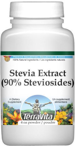 Stevia Extract (90% Steviosides) Powder (4 oz, ZIN: 514503)