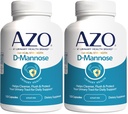 AZO D Mannose Urinary Tract Health, Cleanse, Flush & Protect The Urinary Tract, No.1 Pharmacist Empfohlene Marke, Klinische Stärke, Non-GMO, 120 Count (Pack von 2)