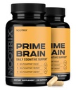 Nootrix Prime Brain Nootropic Supplement | Unterstützt Gedächtnis, Mental Fokus, Kognitive Gesundheit & Energie | Fördert gesunde Stimmung & Gehirn Funktion | Ginkgo Biloba, Lion's Mane & L Theanine | 180 Kapseln
