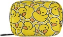 Pille Box Gelb Duck Cartoon 7 Tage Pille Fall Reisen Pille Organizer Tasche mit Reißverschluss Tragbare wöchentliche Vitamin Medizin Ergänzung Halter Tasche