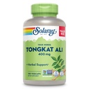 SOLARAY Tongkat Ali 400 mg - Longjack Tongkat Ali pour hommes - Soutien à l'herbe pour la santé et la vitalité des hommes - Vegan, non-OGM, laboratoire vérifié - 180 portions, 180 VegCaps