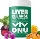 VivoNu Milk Thistle Silymarin & Dandelion Root Liver Health Support, Antioxidant Support, Detox (60 Kapseln/1 Flasche)