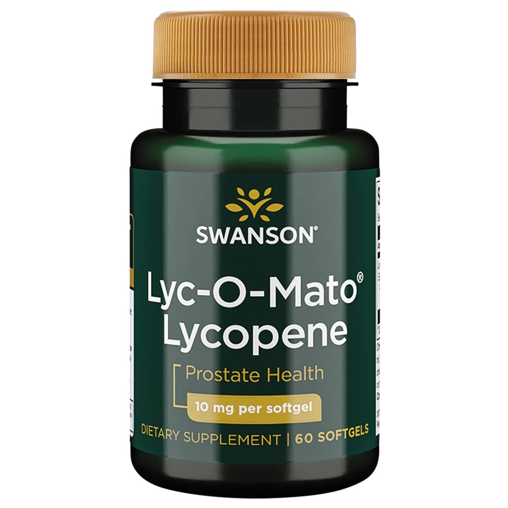 Swanson Lyc-O-Mato Lycopen 10 Milligramme 60 Sgels