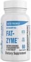 Dr. Colbert's Keto Zone Fat-Zyme - Ketogenic Digestive Enzyme - HIgh Lipase - Vegan & Vegetarisches Enzym - 30 Tage Versorgung - Enthält hohe Mengen an Enzymen, die brechen Veggies & Fats