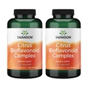 Swanson Full Spectrum Citrus Bioflavonoid Complex, 250 Capsules, 2 Pack | For Adults Seeking Enhanced Vitamin C Absorption, 50% Standardized Bioflavonoids from Bitter Orange, Rose Hips