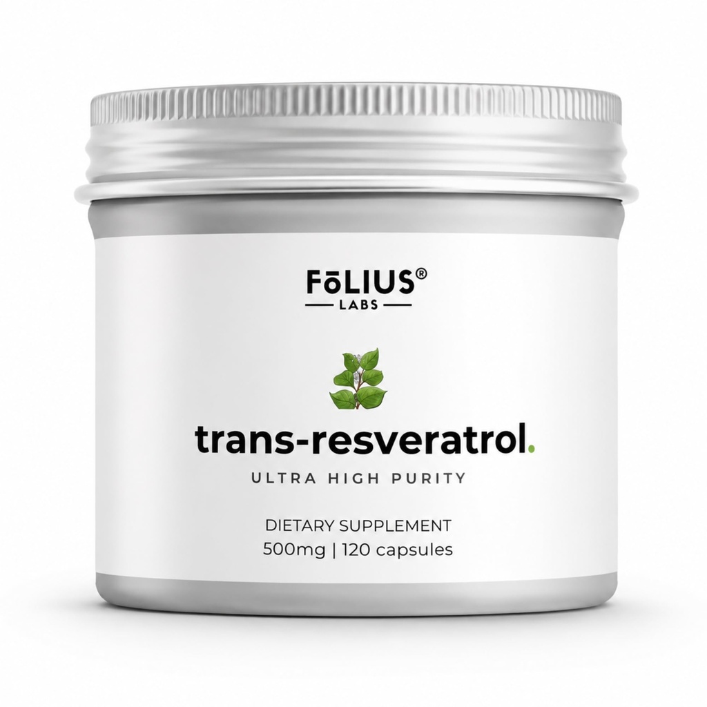 Ultra High Purity Resveratrol Kapseln - 99% Trans-Resveratrol - Japanische Knotweed-Extrakt - Unterstützung Immunität, Unterstützung gesundes Altern - 120 Caps Reservatrol Ergänzung