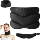 Neck Support-Never Snore Again，Ergonomic Design，Adjustable Soft Foam Neck Brace for Men & Women，Comfortable and Breathable