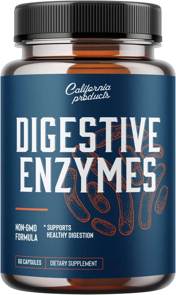 Verdauungsenzym Ergänzungen für Gutgesundheit - Pancreatin Verdauungsenzyme für Verdauung Upset Stomach Relief und Leaky Gut Repair - Pure Enzymes Verdauungsergänzung Frauen und Männer