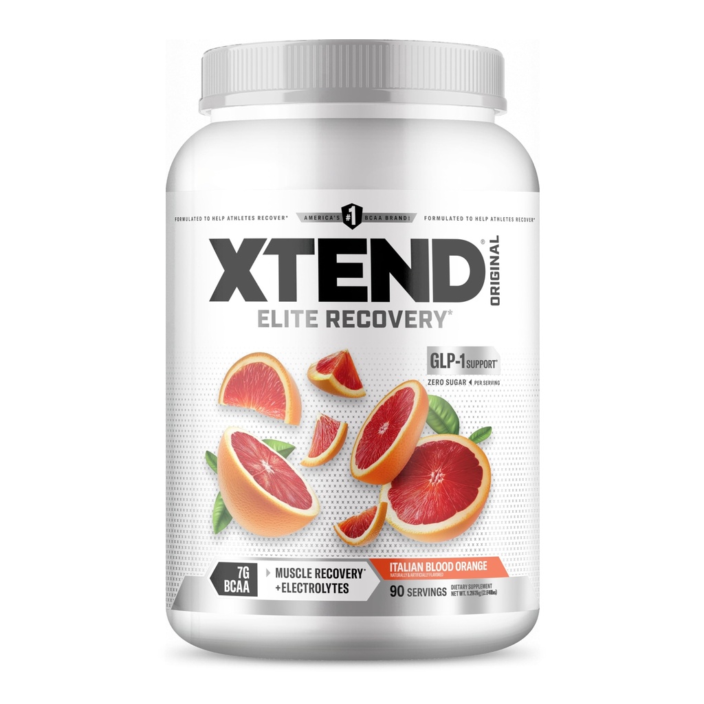 Xtend Original BCAA Pulver 7g BCAA und 2,5g L-Glutamin, Sugar Free Post Workout Muscle Recovery Drink mit Aminosäuren für Männer und Frauen, 90 Servierungen
