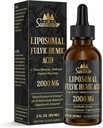 Trace Minerals Elektrolyte Tropfen 2000 MG | Flüssige Liposomal Fulvic Huminsäure Ergänzung | 85+ Spuren Mineralien | Hydration | Entgiftung | Energie | pH Balance | Verdauung | Immunität | 2 Oz