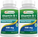 Meilleurs naturels vitamine B1 comme mononitrate de thiamine 500 mg comprimés (120 Nombre (paquet de 2))