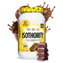 Isothority Whey Protein Isolate, Milchschokolade, 2 lb - Ultra-absorbierbare verzweigte Aminosäuren (BCAA) Pulver mit 25g Protein pro Servierung, Low Carb - Muskel- und beschleunigte Erholung