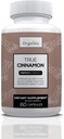 True Cinnamon Supplement, Sri Lanka Organic Ceylon Cinnamon Kapseln, True Cinnamon Verum Bark, Sugar-Free - 60 Veggie Kapseln