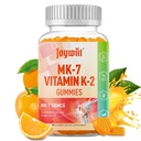 Vitamine K2 MK-7 Gommies 100mcg, supplément de vitamine extra-résistant K2 pour os et soutien de l'art, aromatisant naturel à l'orange à croquer, non OGM, végétalien, 60 gommies