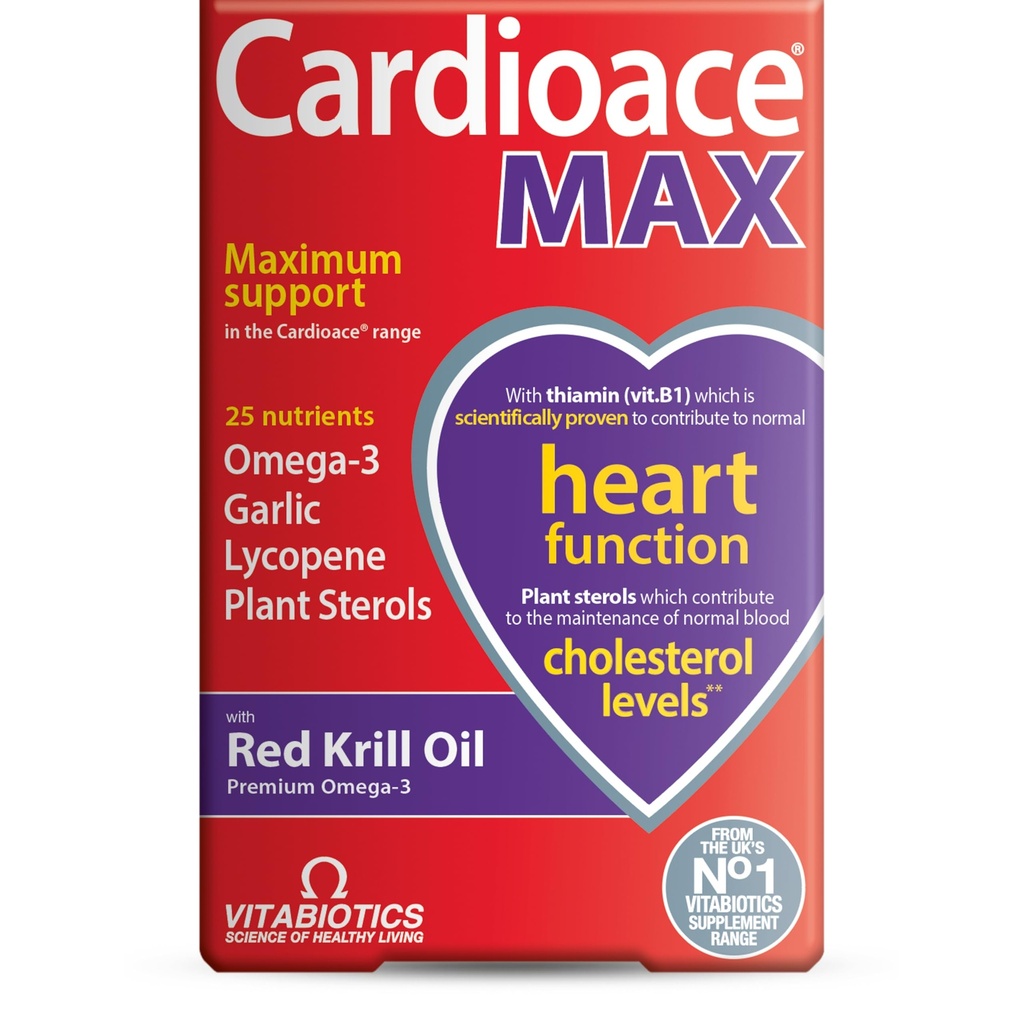 Vitabiotics Cardioace Max. 84 Capsules.