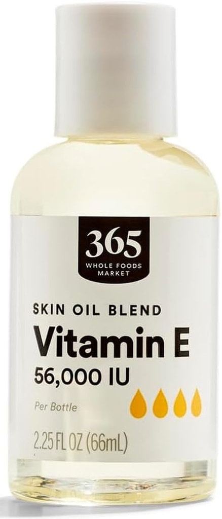365 par le marché des aliments entiers, huile de peau de vitamine E 56, 000 UI, 2,25 fl oz