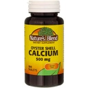 Mélange naturel Oyster Shell Calcium 500 mg Comprimés - 100 ct, boîte de 2