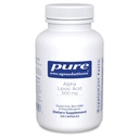 Encapsulations pures acide lipoïque alpha 600 mg - supplément ALA pour le soutien du foie, les antioxydants, la santé nerveuse, la santé cardiovasculaire et le soutien aux glucides - acide lipoïque alpha Premium - 120 capsules