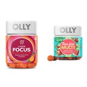 OLY Laser Focus Gummy 36 Comte et adolescente Multi 70 Comte Berry Melon