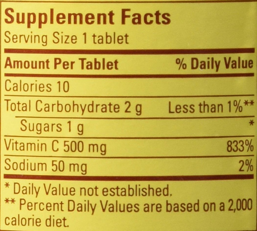 Natur Made Vitamin C 500mg 250 Graf Caplets