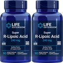 Life Extension Super R-Lipoic Acid 240mg, 90 Veg Kapseln (Pack von 2)