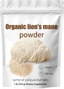 Bio Lion's Mane Mushroom Powder- Lions Mane Mushroom Supplement Extrakt Pulver