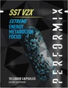 PERFORMIX - SST V2X - Pre Workout - 300 mg Caffeine - Energy Supplements - No Crash - Fitness Goals - Nootropic - Timed-Release for All Day Focus, Mood & Energy Boost - Men & Women - 10 Capsules