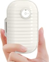 Travel Pill Organizer, 7 Tage Tragbare Pille Case, Kleine Pille Box für Pocket Purse Tragbare Medizin Vitamin Container (Pearl White,1 Pack)