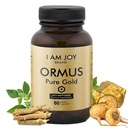 I Am Joy co. Ormus Gold Capsules Éléments monoatomiques avec Adaptogen Maca et Ashwaganda peuvent aider à équilibrer l'humeur, décalcifier le Gland Pinéal, réparer l'ADN, améliorer la relaxation - 60 Capsules Vegan