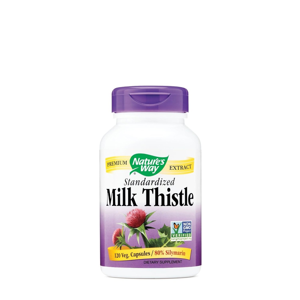 Natures Way Chardon de lait normalisé, 120 Nombre