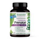 EMERALD LABS Prenatal 1-Daily Multi - Prenatal Multivitamin mit methyliertem Folat, Eisen, Ganz-Food Blend &amp; Mehr - Soja-Free, Gluten-Free - 60 Gemüsekapseln