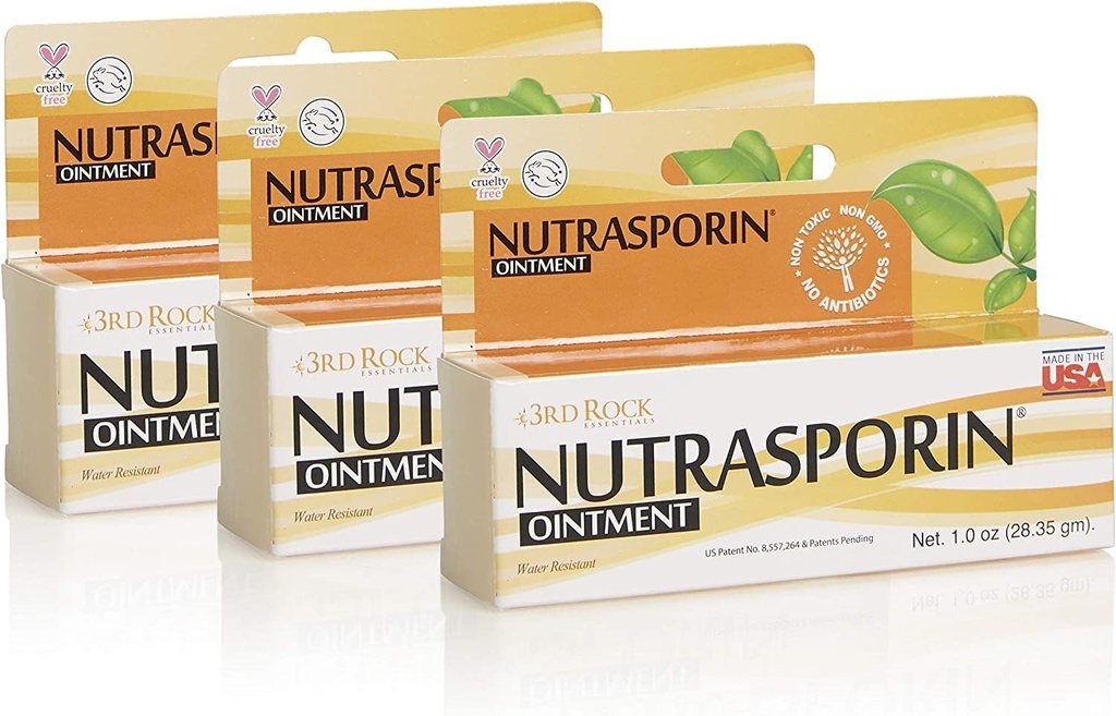 3rd Rock Essentials | Nutrasporin Salbe | Erste Hilfe Salbe | (1.0 oz | 3 Packs)