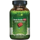Irwin Naturals Cerveau Réveillez-vous avec un booster à oxyde nitrique - 60 Liquid Soft-Gel - Soutenir la santé cérébrale et optimiser les performances - 20 Total des services