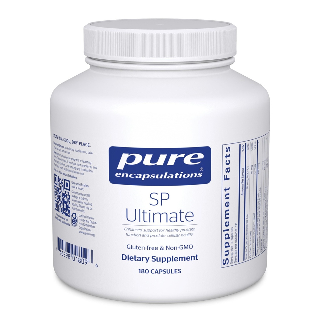 Pure Encapsulations SP Ultimate | Enhance Unterstützung für gesunde Prostata-Funktion und Prostata Cellular Health* | 180 Kapseln