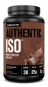 Jacked Factory Authentic ISO Grass Fed Whey Protein Isolate Powder - Low Carb, Non-GMO Muscle Building Protein w/No Fillers, Post Workout Recovery, Schokolade