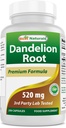 Best Naturals Dandelion Wurzel 520 mg 250 Kapseln