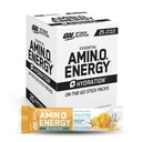 Optimum Nutrition Amino Energy Plus Packs d'hydratation, Packs de bâtons de caffiène, agrumes surfside, 25 comtes