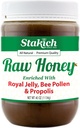 Stakich Royal Jelly, Bee Pollen, Propolis Raw Honey - Rein, unverarbeitet, unbeheizt - 40 Unze