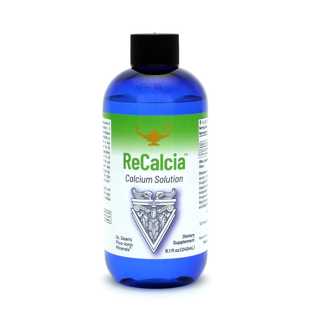 RnA ReSet ReCalcia – Flüssige Kalziumergänzung, Hochabsorption Pico-Ionic Formel, 8.1 Fl Oz (1-Pack)