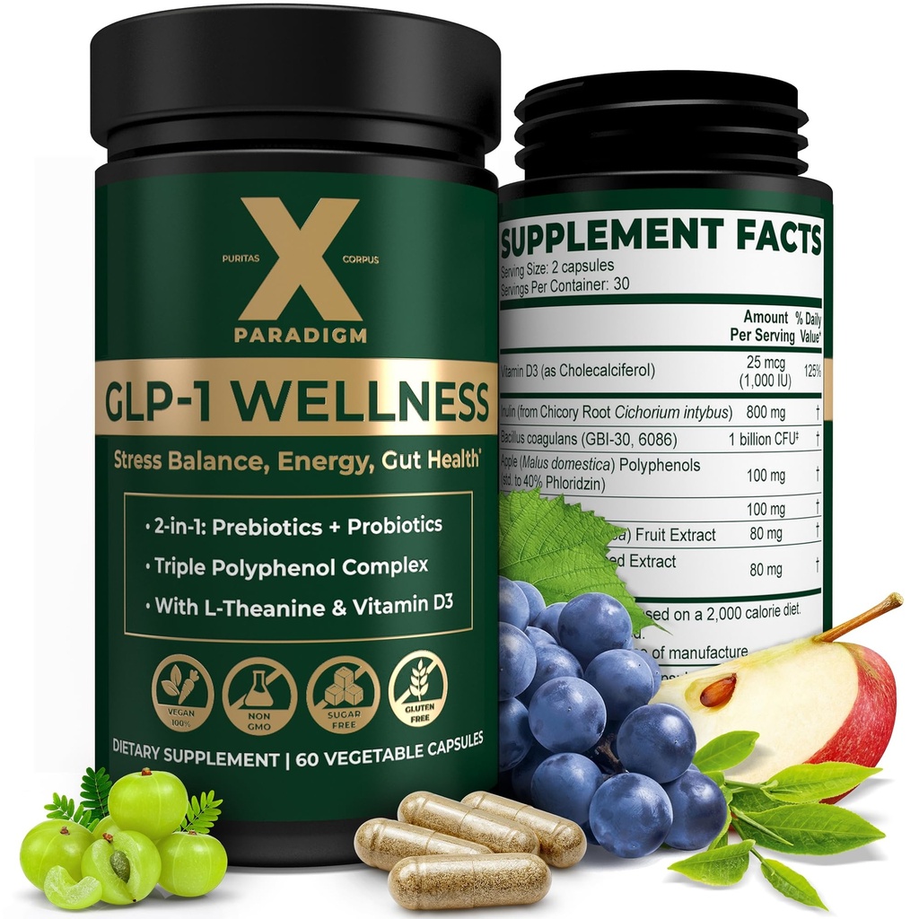 GLP-1 Wellness Support, 60 Count
