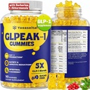 GLP-1, GLP-1 Supplement for Women & Men with Berberine, 90 Gummies