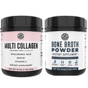 Left Coast Performance Pure Bone Broth et Multi Collagen Poudre pour le soutien des articulations, cheveux, peau et ongles