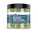 Éléments terriens Extrait de feuille de mûrier blanc 200 capsules, pures et non diluées, sans additifs
