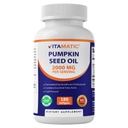 Huile de graines de citrouille vitamatique 2000mg Capsules de softgel par service - 180 Softgels - 1000mg par softgel