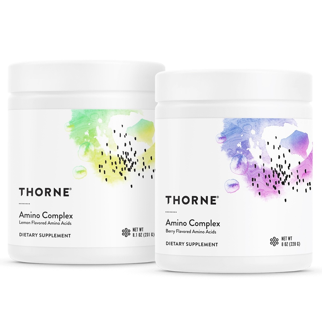 THORNE - Ensemble complexe Amino - Promotion de la production de masse musculaire et d'énergie Lean - Lemon & Berry Flavors