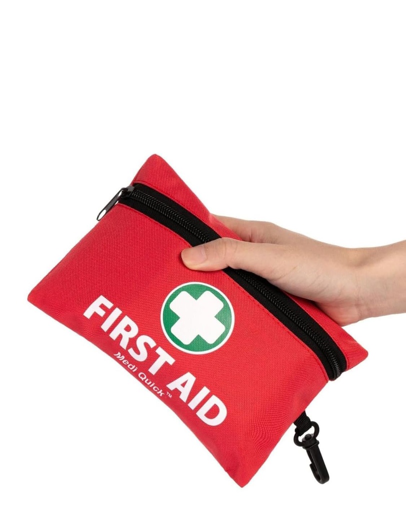 Medi Quick 110-Piece: Premium First aid kit, for Work, Travel, Backpacking, Medi kit, A Must-Have for Anyone Seeking a First aid for Home or a Travel, Car, Holiday.Office, Site.