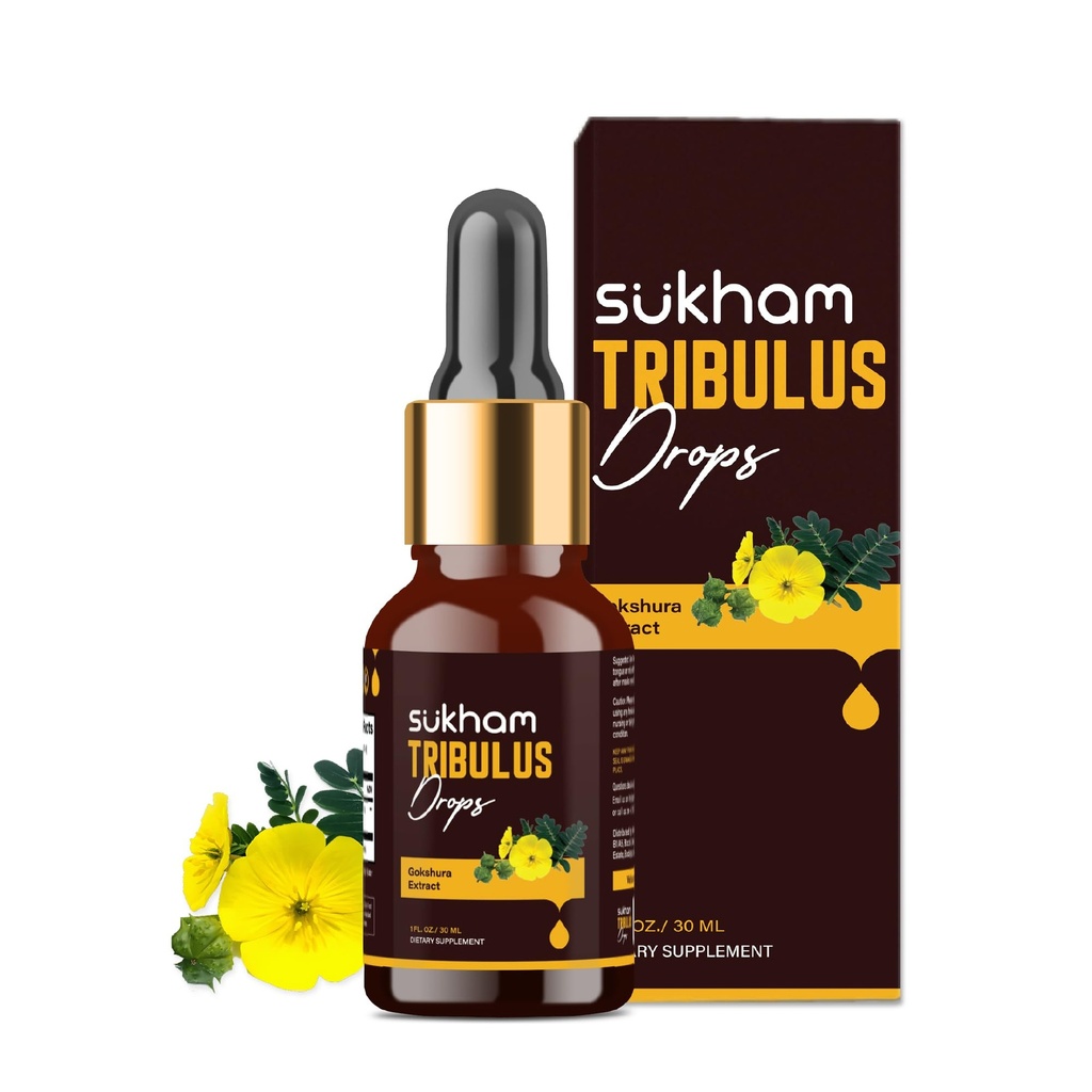 Tribulus Terrestris gouttes liquides TTT-120 Tribulus Extrait de 3e laboratoire de partie testé pour la récupération et la performance- 1 FL.OZ (40 portions) avec des saponines et des flavonoïdes, concentré liquide sans alcool