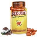 iSatori Energize Cerveau & Focus Pills de caféine - Agissant rapidement toute la journée Pills d'énergie, booster cerveau, supplément énergie et focus, sortie de temps Caffeine signifie pas de jitters, pas de crash (60 comprimés)