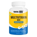 Tata 1mg Multivitamin for Men | 13 Vitamins, 10 Minerals, Zinc & Magnesium | Energy, Immunity, Vitality & Muscle Strength | 60 Tablets | 1 Per Day